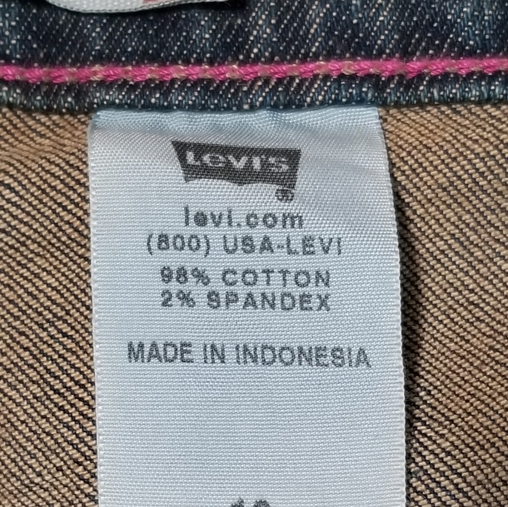 NWT Levi 515 Nouveau Stretch Capris Size 18 - Picture 6 of 9